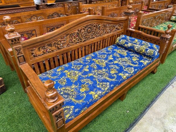 DAYBED MINIMALIST QUEEN KERAWANG P7 FINISHING GRED C