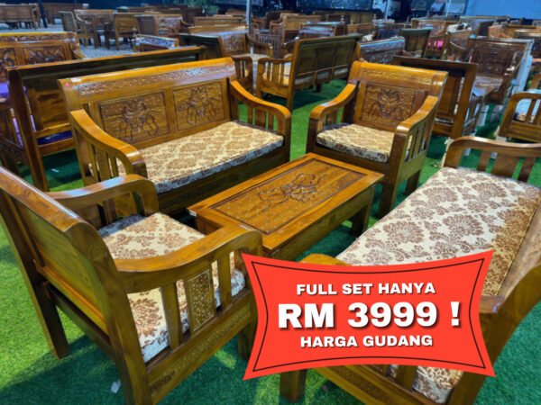 SET COBRA 3211 + SIAP MEJA BERKACA PERCUMA KUSYEN (P5)