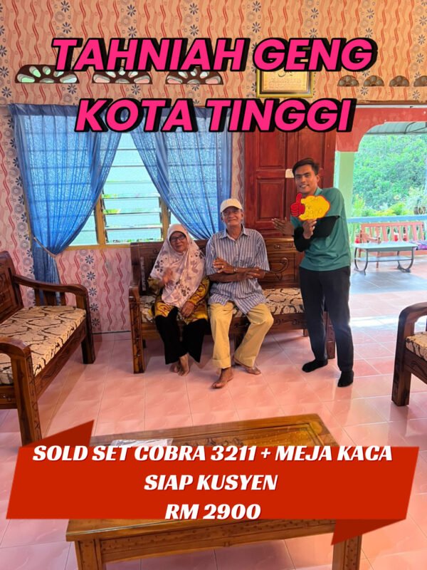 SET COBRA 3211 + MEJA BERKACA BERSERTA PERCUMA KUSYEN [ P-5] BARU SAMPAI ! - Image 19