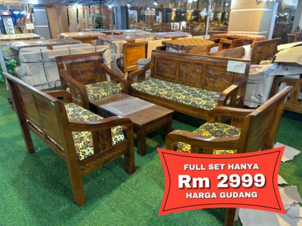 SET COBRA 3211 + MEJA BERKACA BERSERTA PERCUMA KUSYEN [ P-5] BARU SAMPAI !