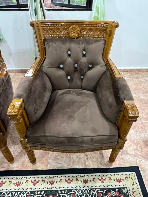 SET SOFA SERBIA 3211 SIAP MEJA BESAR DAN MEJA KOPI KECIL GRED B FINISHING KILAT ( READY STOCK ) - Image 17
