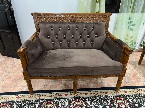 SET SOFA SERBIA 3211 SIAP MEJA BESAR DAN MEJA KOPI KECIL GRED B FINISHING KILAT ( READY STOCK ) - Image 13