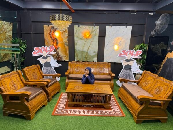 SET GAJAH 3211 SIAP MEJA FINISHING GRED A CUSTOME MADE NEW ARRIVAL - Image 2