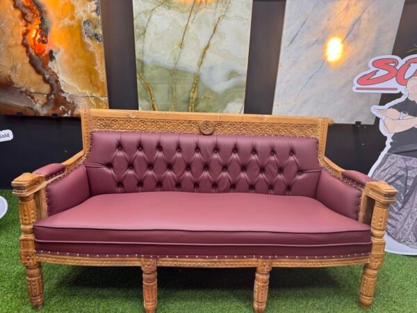 SET SOFA SERBIA CUSTOME UNFINISHING 3+2+1+1+ SIAP MEJA BESAR (1)+ SIAP MEJA KOPI (2) + SIAP CERMIN KACA - Image 13