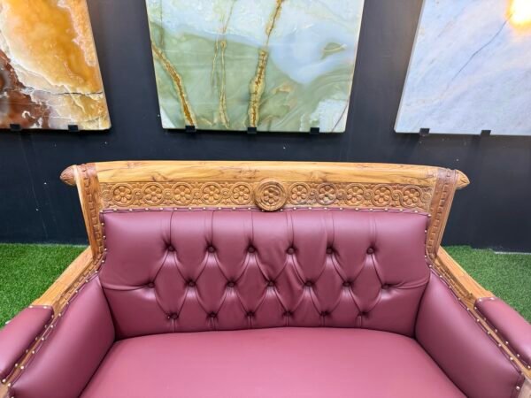 SET SOFA SERBIA CUSTOME UNFINISHING 3+2+1+1+ SIAP MEJA BESAR (1)+ SIAP MEJA KOPI (2) + SIAP CERMIN KACA - Image 10
