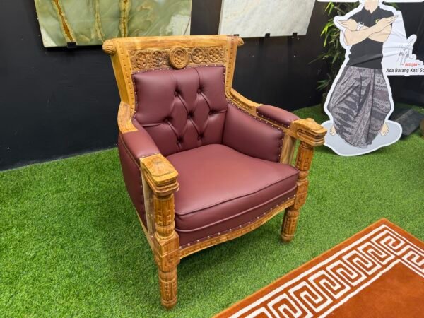 SET SOFA SERBIA CUSTOME UNFINISHING 3+2+1+1+ SIAP MEJA BESAR (1)+ SIAP MEJA KOPI (2) + SIAP CERMIN KACA - Image 9
