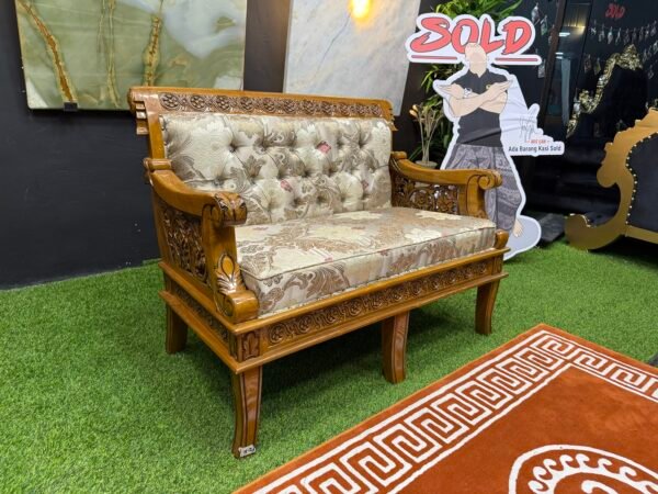 SET SOFA TURKEY 3+2+1+1+SIAP MEJA BESAR (1) +SIAP MEJA KECIL (1) PERCUMA CERMIN KACA - Image 7