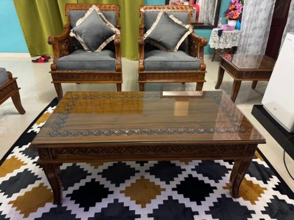 SET SOFA ALLADIN 3211 (3+2+1+1) + Meja Besar + Meja Kopi Kecil 1 - Image 4