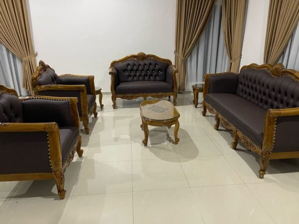 SOFA KERANG JATI FULL SET SEMI TPK - EDISI MODERN STYLE - Image 2