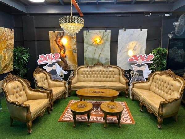 SOFA VIRGINA JATI FINISHING KILAT GRED A - EDISI CUSTOME ORDER
