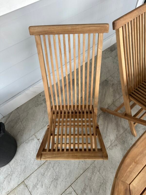 MEJA SANTAI KAYU PANGKERAI 8 KERUSI – EDISI OUTDOOR - Image 3