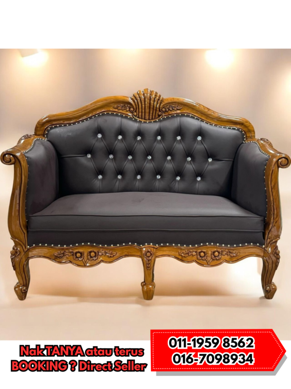 SOFA KERANG JATI FULL SET SEMI TPK - EDISI MODERN STYLE - Image 6