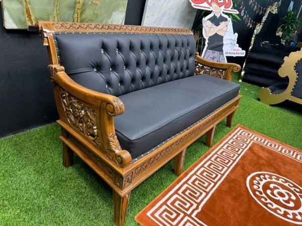 SOFA ALLADIN JATI FULL SET - SYNTHETIC LEATHER BLACK - Image 5