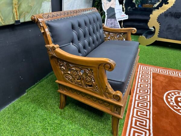 SOFA ALLADIN JATI FULL SET - SYNTHETIC LEATHER BLACK - Image 6