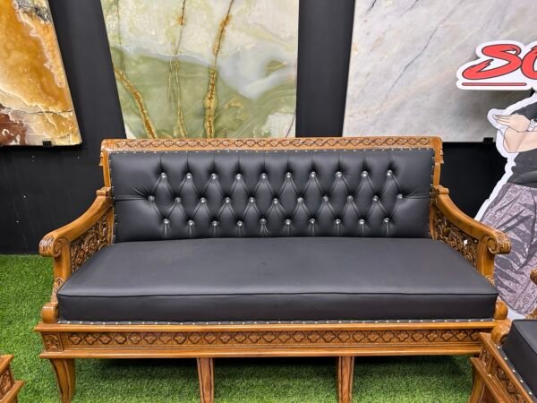 SOFA ALLADIN JATI FULL SET - SYNTHETIC LEATHER BLACK - Image 14