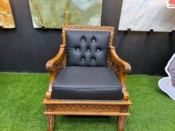 SOFA ALLADIN JATI FULL SET - SYNTHETIC LEATHER BLACK - Image 15